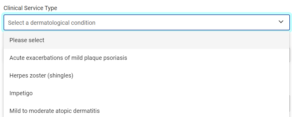 Derm - Clinical Service type.png