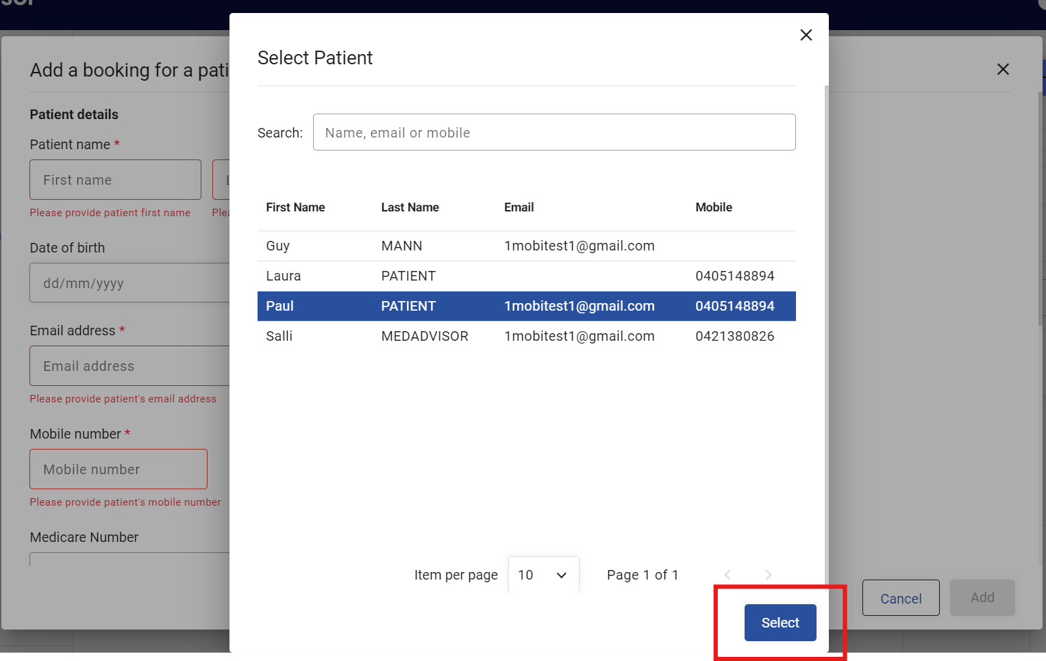 Bookings - Patient Select.png