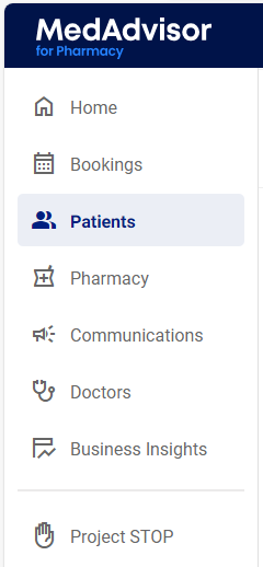 Patients Menu.png
