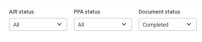 AIR PPA Document status.png