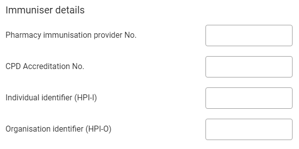 FSOP Prescribing - Immuniser details .png