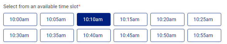 Clinc manual availability time slot.png